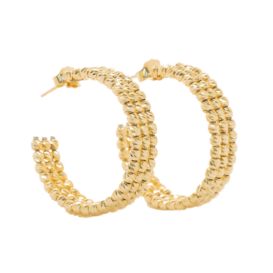 EARRINGS | THE TRIPLE HOOP - LARGE