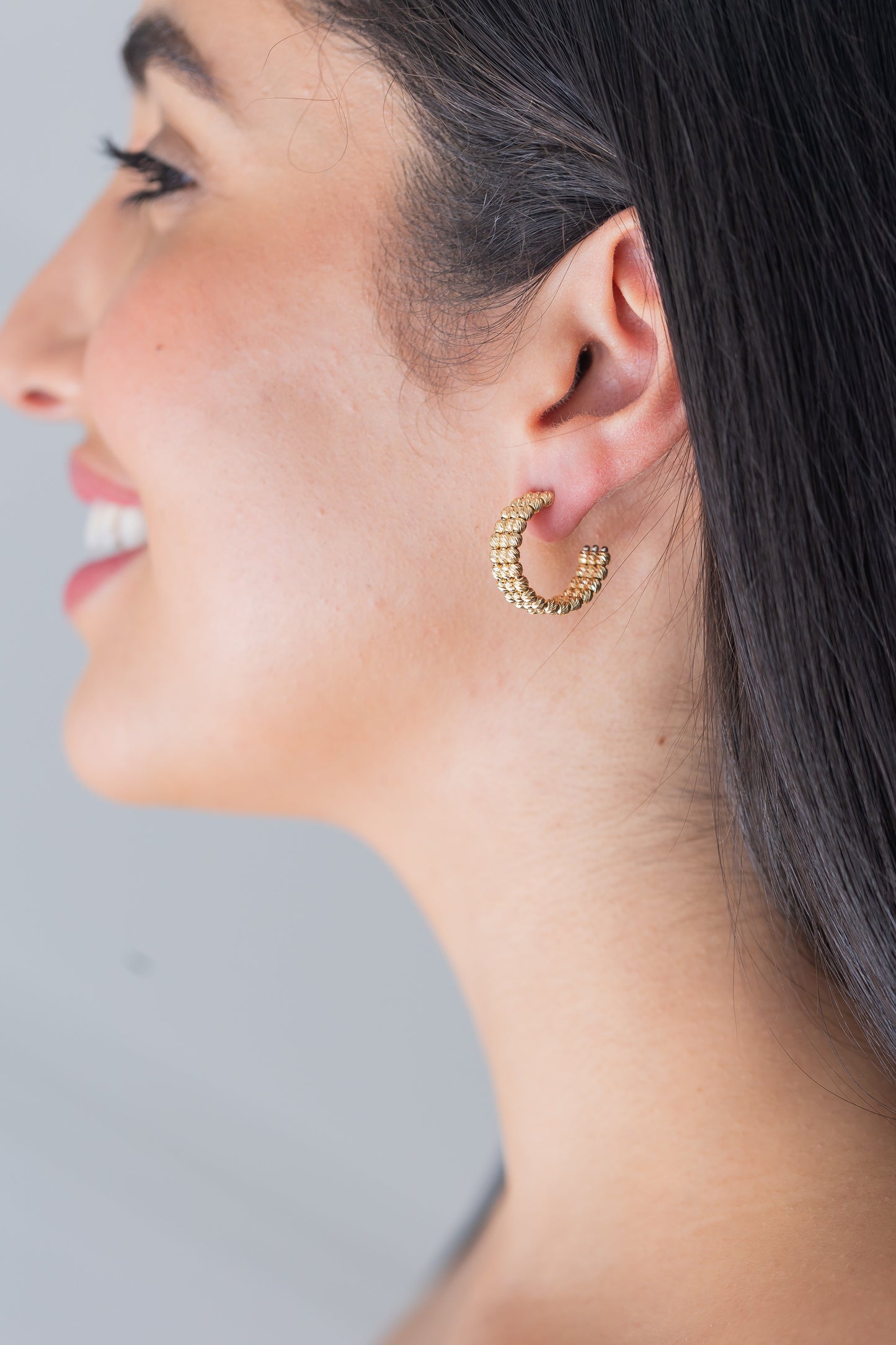 EARRINGS | THE TRIPLE HOOP - SMALL